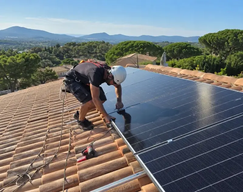 Installateur panneaux solaires Vernay — pose photovoltaïque sur toiture