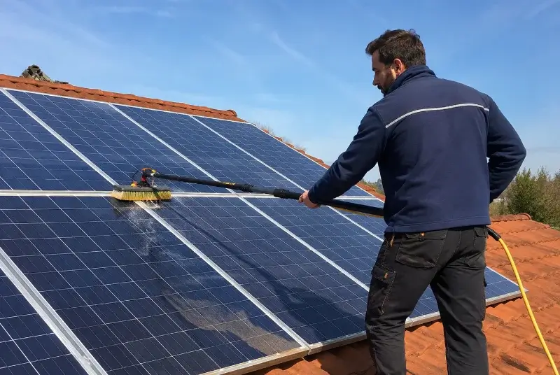 Nettoyage et entretien de panneaux solaires à Vernay