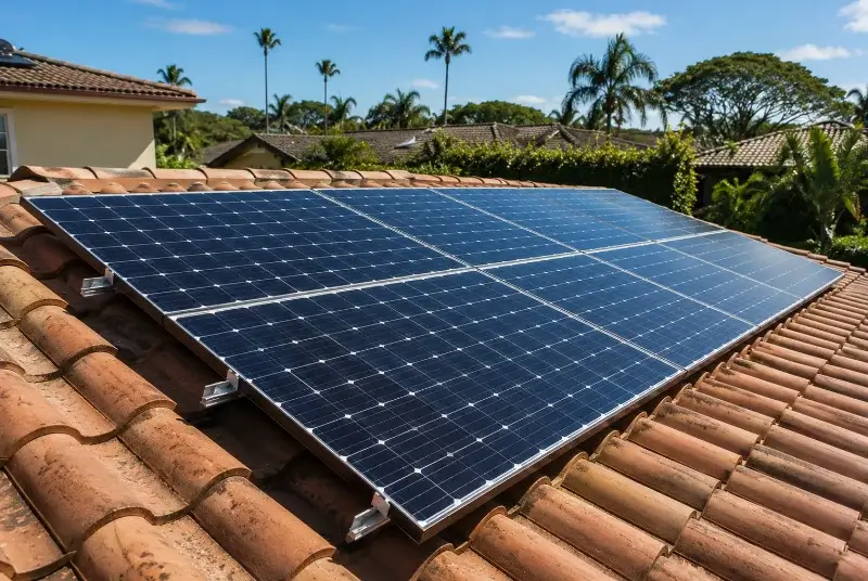 Installation de panneaux solaires à Vernay